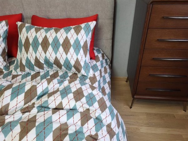 Ромб зелений, Turkish flannel