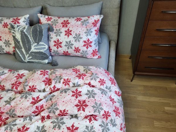 Сніжинка сіра/сірий, Turkish flannel